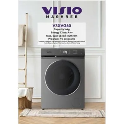 Visio V3XVG60 6 kg — Machine à laver Front-load