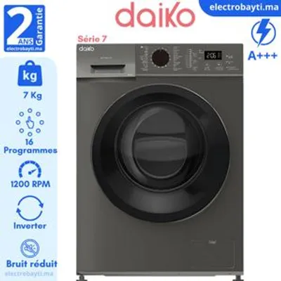 Daiko WI746SX77K 7 kg — Machine à laver Front-load Inverter